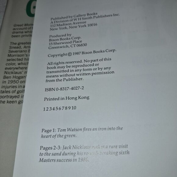 Great Moments in Golf, Ian Morrison 1987, 1986 British Open, and More. - Picture 12 of 15